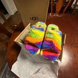 UGG Fluff You Cali Collage Slipper